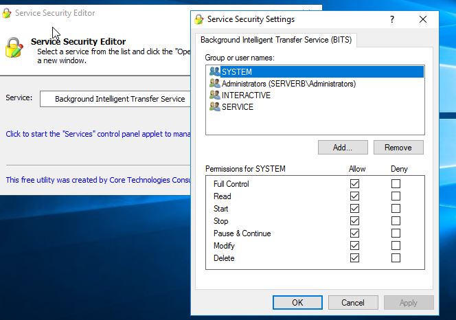Demystifying Windows Service “permissions” configuration – Decoder's Blog